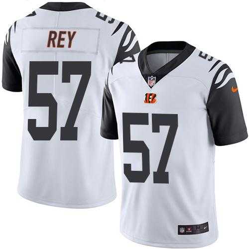 Nike Men & Women & Youth Bengals 57 Vincent Rey White Color Rush Limited Jersey,We sell and wholesale Nike Men & Women & Youth Bengals 57 Vincent Rey White Color Rush Limited Jersey on line form chian!
